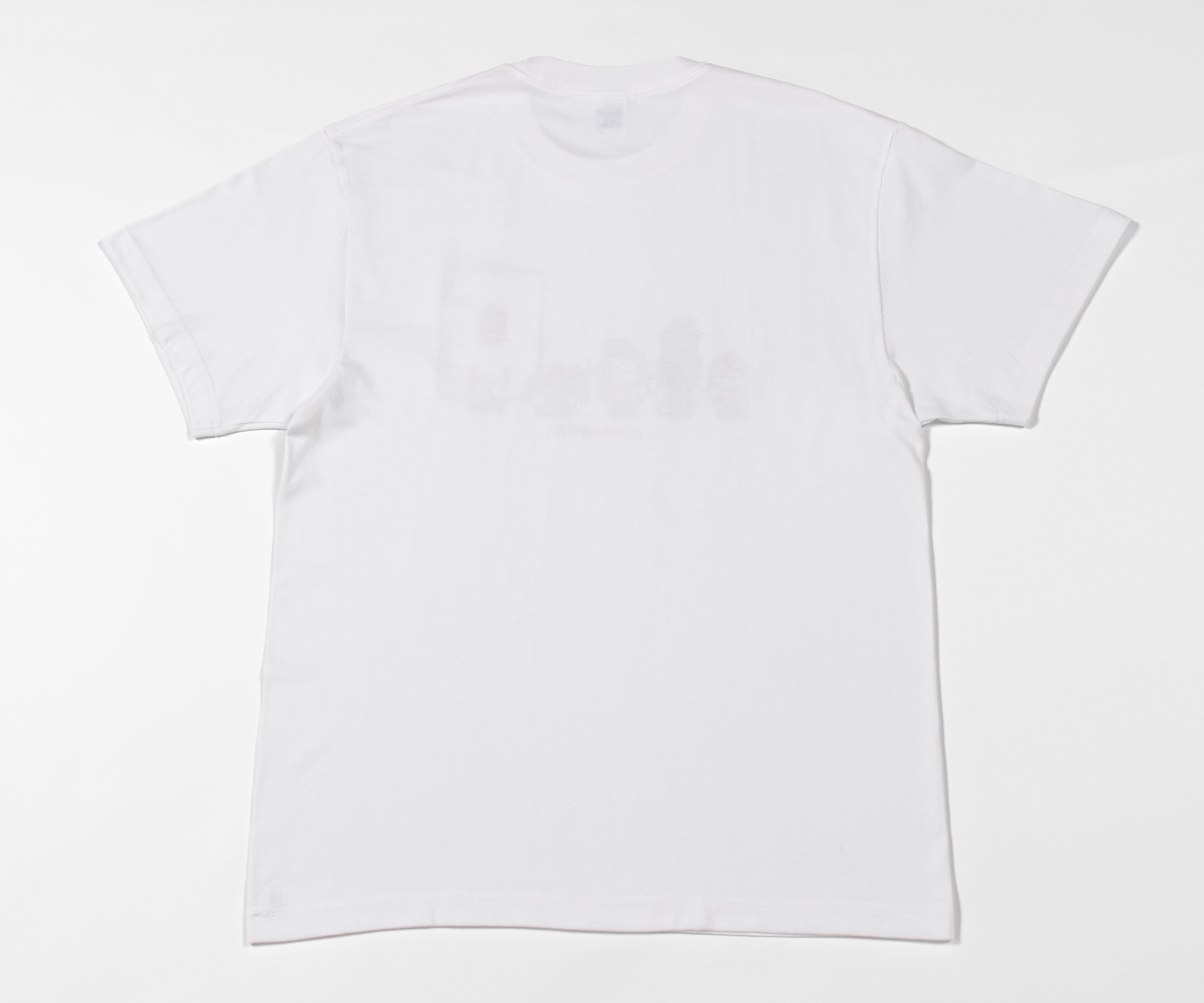 カープ　あげ太くん　全員集合　プリントTシャツ　白　Mサイズ カープあげ太くん プリントTシャツ「全員集合」ホワイト – 【公式】広
